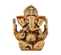 B Baosity Figurine de, Statue de, Statue Décorative D'éléphant et de Bouddha, Ornement de Bureau pour Salon Ou Bureau, Cadeau Feng Shui, Bronze