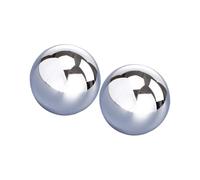 B Baosity Lot de 2 Bouchons Ronds pour Flacons de Parfum, avec Couvercle de Remplacement et Fonction D'étanchéité, Adaptés à Un Usage Quotidien Féminin, PP Argent