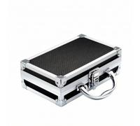 B Baosity Mallette En Aluminium Polyvalente Valise Transport Rigide Verrouillable Boîte à Outils pour Professionnels, Bricoleurs, Atelier, Déplacement, 18x11x5.8cm, Avec Poignée