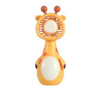 B Baosity Mini Ventilateur de Poche Portable, Ventilateur électrique Mignon En Forme D'animal, Petit Ventilateur Personnel Léger, Petit Ventilateur à Main P, Cerf jaune orange