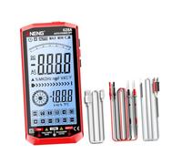 B Baosity Multimètre Numérique pour Test de Résistance Testeur et Intégré Lampe de Poche Adapté pour Dépannage, Rouge