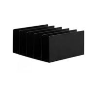 B Baosity Organiseur de Bureau pour Dossiers, Bac à Courrier, Rangement pour Papier, Porte-documents à 5 Compartiments