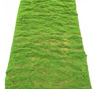 B Baosity Panneau de Verdure Décoratif Tapis de Lichen Artificiel Feuillage Synthétique Plaque de Mousse Imitation Crée Un Fond Vert Uniforme Ajoute Finition, 1m X 2m, Mousse Ondulée