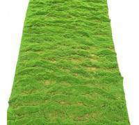 B Baosity Panneau de Verdure Décoratif Tapis de Lichen Artificiel Feuillage Synthétique Plaque de Mousse Imitation Crée Un Fond Vert Uniforme Ajoute Finition, 1m X 1m, Mousse Ondulée
