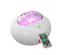 B Baosity Projecteur D'étoiles en Forme D'OVNI, Projecteur de, Lumière D'ambiance pour Chambre, 5 Musiques Intégrées, Lampe de Projection D&, Brancher