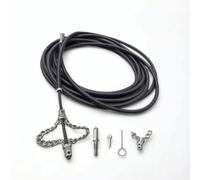 B Baosity Ressort de Nettoyage de Drain Déboucheur Manuel Serpent Canalisation Câble Spirale Outil Métal avec Fixations Multiples Adaptables Ressort Solide et, 4 Mètres