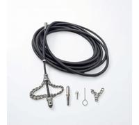B Baosity Ressort de Nettoyage de Drain Déboucheur Manuel Serpent Canalisation Câble Spirale Outil Métal avec Fixations Multiples Adaptables Ressort Solide et, 8 Mètres