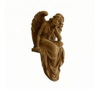 B Baosity Statute D'ange Détaillé | Décorative, Statue angelot, pr Cheminée, lon, Collectionneurs, Brun Foncé