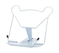 B Baosity Support de Livre Métallique avec Clips Porte-livre Ajustable Présentoir Tablette Étagère Albums Design Adaptable pour Bureau Maison Lecture D, Bleu