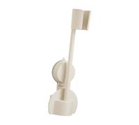 B Baosity Support Sèche-Cheveux Support Mural Réglable Porte-sèche-Cheveux Support Mains Libres en PP TPE Compatible avec Tous Types de Sèche-Cheveux Adapté Sal, Blanc Crème