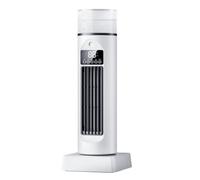 B Baosity Ventilateur de Hélice Colonne Refroidisseur Interface Numérique Humidification Pratique Adapté pour Table Maison Quotidien, Blanc, Boutons