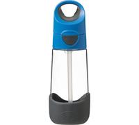 b.box Bottle with Straw gourde avec paille Blue Gray 450 ml