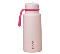 b.box Bouteille Isotherme à Capuchon Rabattable de 1 L | Acier Inoxydable Isolant Triple Couche | Conserve les Boissons Froides Jusqu'à 46 Heures | 1 L