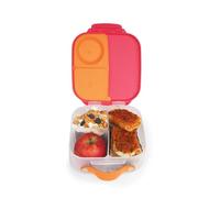 b.box Mini boîte à déjeuner, boîte à bento avec 3 compartiments (2 étanches), idéale pour les tout-petits, le déjeuner et les collations des enfants, s'adapte à des fruits entiers, sans BPA, shake à