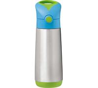 B.Box Thermos à boire avec paille 500 ml bleu vert