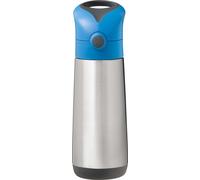 B.Box Thermos avec paille 500 ml bleu gris