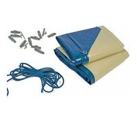 Bâche hiver pour piscine Tampa - 280 gr/m² - bleu