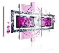 B&D XXL - Tableau en Verre Acrylique, Décoration Murale Abstrait 100x50 cm | 5 Panneaux, 4 mm, Décoration Moderne Extérieure Jardin, Tableaux et Arts Décoratifs, Impression sur Verre, Panneau Mural