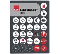 B.E.G. Brück 92000 Télécommande pour détecteur de mouvements Fonction éclairage en continu, Fonction vacances