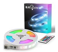 B.K.Licht I USB LED Strip 3m I Barre lumineuse I Barre LED LED RGB I Strips I Bande avec changement de couleur I Chaîne lumineuse multicolore I Stripes avec télécommande I Bande lumineuse autocollante