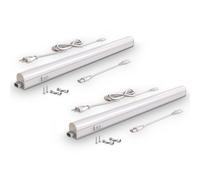 B.K.Licht - Lot De 2 Réglettes Led Pour Cuisine Et Atelier, Platine Led 8w, Longueur 573 Mm, 700 Lm, Lumière Blanche Neutre 4000k