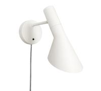 B·LED BARCELONA LED BarcelonaLED Applique murale avec câble prise et interrupteur Lampe de lecture Design élégant moderne nordique Orientable Blanc pour chambre à coucher Culot E27