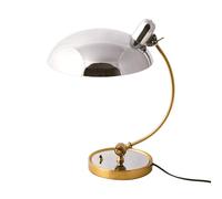 B·LED BARCELONA LED Lampe à Poser Design Ulia Style Nordique et Minimaliste, Lampe de Table Moderne en Aluminium avec Abat-Jour Orientable E27, Table de Chevet, Salon, Bureau et Espace de Travail