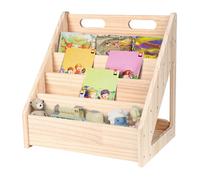 B.LIVEM Bibliothèque Montessori, Bibliothèque pour Enfants, étagère pour Enfants en Bois massif, pour Maternelle/Salle de Classe