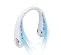 Ventilateur de cou portable EASY BREEZE de B.Living - Mini ventilateur mains libres rechargeable USB