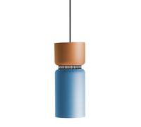 B.Lux Aspen S17B LED Pendelleuchte, mangue / bleu