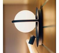 B.lux C_Ball W 2L Applique murale avec liseuse, 748425,