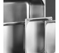 B.PRO Plaque GN 1/1 18/10 acier inoxydable, profondeur : 20 mm