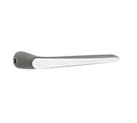 B?quille simple en aluminium finition blanc carr? de 7 pour Ensemble sur plaque porte pali?re