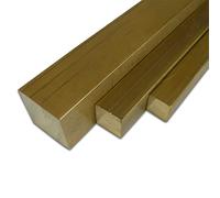 B&T Metall Lot de 3 barres carrées en laiton 6 x 6 mm d'environ 995 mm (barre de 3 m divisée)
