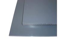 B&T Metall Plaques en PVC rigide gris de 6,0 mm d'épaisseur à la découpe - Dimensions : 500 x 700 mm
