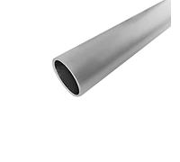 B&T Metall Tube rond en aluminium anodisé - Diamètre : 40 x 2,0 mm - Longueur : 1995 mm - Tube rond en aluminium anodisé argenté E6/EV 1