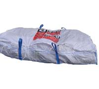 B teurobrecher Lot de 5 sacs à plaques d'amiante - 260 x 125 x 30 cm - Capacité de charge 1000 kg - Élimination BigBag - Sans contenu