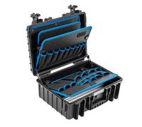 B&W 117.17/P JET5000 Valise d'outillage 14 pièces, Noir/Bleu, 43,2 x 30,1 x 17 cm