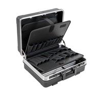 B&W 120.03/P Flex Valise d'outillage 9 pièces, Noir/argent, 47 x 19 x 37 cm