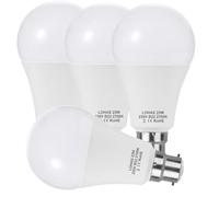 B22 LED Ampoules Ampoules 23W A65 Bayonet 200w équivalent Super Lumineux 2500lm Économie d'économie d'énergie 4pack,Cool White 6000k