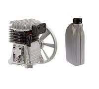 B2800B Groupe pompe ABAC pour compresseur NUAIR CEQUÉ FINI SHAMAL BALMA HP2 HP3 + 1 L huile synthétique
