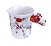 B2SEE Animaux mug-Chien-Tasse-Jack Russell ceramique-gateau-3d-vaisselle-fait Main Enfant Femme Garcon Fille de LTD