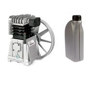 B3800B Groupe pompe ABAC pour compresseur NUAIR CEQUÉ FINI SHAMAL BALMA HP3 HP4 + 1 L huile synthétique