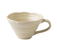 B3F7M4R9J2 Taza Chic Tasse à café en céramique mate de grand calibre, tasse petit-déjeuner grande capacité, boire