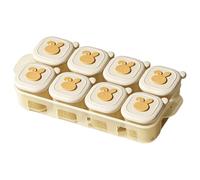 Ba By Broth Plateaux de conservation des aliments pour congélateur, avec design anti-fuite, 13 x 11,5 x 5 cm, plateau de congélation réutilisable pour , organisateur de stockage du lait
