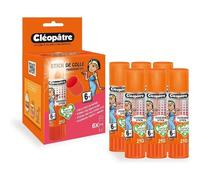 Ba21adx6 Boîte De 6 Bâtons De Colle Transparente""Cléostick"" Adhésive En 21 G
