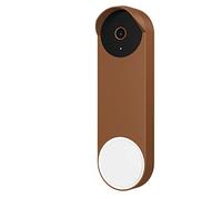 Baaletc Coque en Silicone pour Sonnette de Porte Google Nest 2021 (Batterie),Coque de Protection en Silicone Compatible avec Sonnette de Porte Google Nest (Batterie)