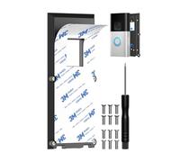 Baaletc Support Adhésif sans perçage pour Ring Video Doorbell 2nd Gen/3/3 Plus/4/Battery Doorbell Plus/Battery Video Doorbell Pro, Fixation Adhésive 3M sans Perçage, Installation Rapide