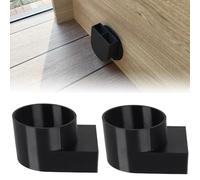 BAAQII Lot de 2 adaptateurs de déflecteur de sortie d'aération pour prises de chauffage Truma 55 mm pour caravane, camping-car, camping-car (noir)