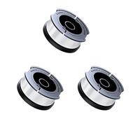 BAAQII Lot de 3 bobines de fil de rechange pour débroussailleuse Black + Decker 9,1 m/0,065 pour débroussailleuse